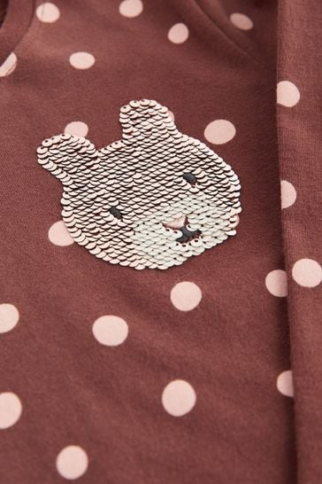 Next
SEQUIN - Long sleeved top - brown bunny