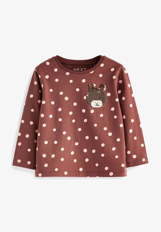 Next
SEQUIN - Long sleeved top - brown bunny